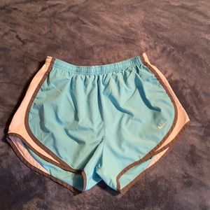 3 for $10 Nike Dri-FIT Shorts blue white with gray